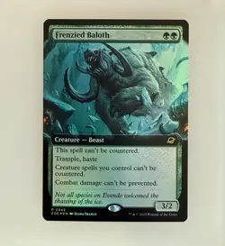 Magic the Gathering - Frenzied Baloth (Extended Art) Edge of Eternities Foil NM - Image 1