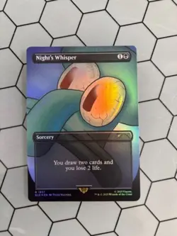Night's Whisper (Rainbow Foil) Secret Lair Drop Foil - Image 1
