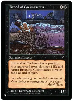 Brood of Cockroaches - The List Reprints - Mystery Booster 2 - MTG - NM/M - Image 1