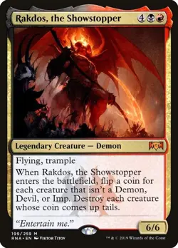 Rakdos, the Showstopper - Ravnica Allegiance (RNA) - NM - Magic The Gathering - Image 1