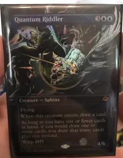 Quantum Riddler (Borderless) EDGE OF ETERNITIES Foil MTG M0305 - Image 1