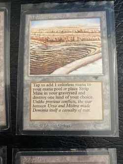 MTG Antiquities 4x Strip Mine Playset different kind. horizon no horizon tower - Image 3