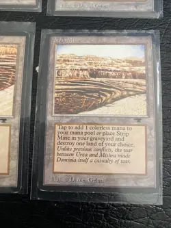 MTG Antiquities 4x Strip Mine Playset different kind. horizon no horizon tower - Image 4