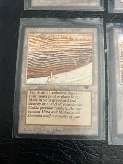 MTG Antiquities 4x Strip Mine Playset different kind. horizon no horizon tower - Image 5