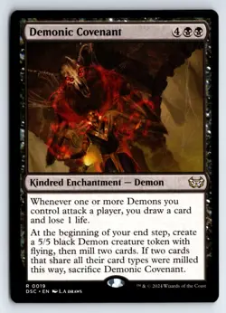 Demonic Covenant -Commander: Duskmourn: House of Horror - Image 1