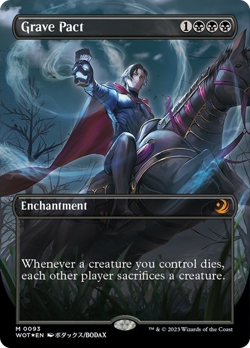 Grave Pact (Anime Borderless) (Confetti Foil) Wilds of Eldraine: Enchanting Tale - Image 1