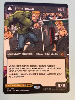 1x Eddie Brock (0224) (Borderless) Marvel's Spider-Man Regular - Mythic Rare - Image 1