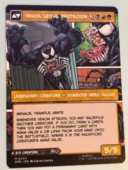 1x Eddie Brock (0224) (Borderless) Marvel's Spider-Man Regular - Mythic Rare - Image 3