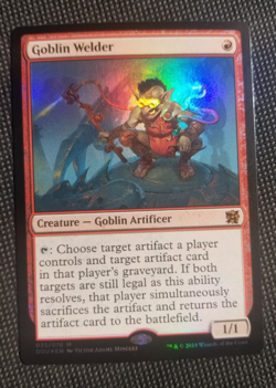 1x Goblin Welder - Duel Decks: Elves vs. Inventors - * FOIL - MTG - English - Image 1