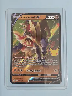 Zamazenta V 18/25 - Holo Rare - Celebrations - NM/MINT Pokemon TCG - Image 2