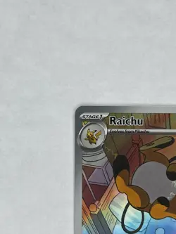 Pokemon TCG - Raichu - 211/193 Paldea Evolved - Illustration Rare Full Art Holo - Image 3