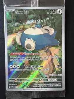 Scarlet and Violet 151 Snorlax Pokemon Center ETB Stamped Promo Sealed - Image 2