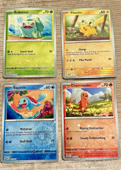 Pokemon Costco 151 Cosmo Foil Promo Set Pikachu Squirtle Charmander BulbasaurX30 - Image 1