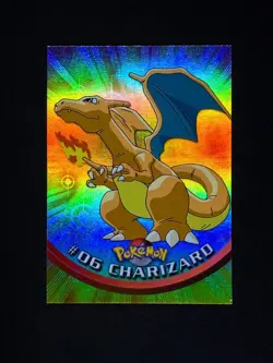 topps Pokemon TV Animation Edition Series 1 Rainbow Foil #06 Charizard #6 - Image 1
