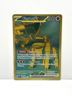 Pokemon TCG Ting-Lu ex 244/091 Hyper Rare SV: Paldean Fates NM - Image 1