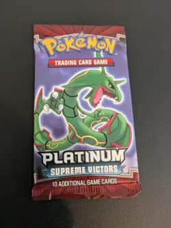 Pokemon Supreme Victors Booster Pack Factory Sealed Rayquaza Artwork - 2009 - Image 1