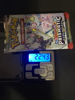 Pokemon TCG Prismatic Evolutions Booster Pack NEW SEALED HEAVY 22.43 Grams - Image 1