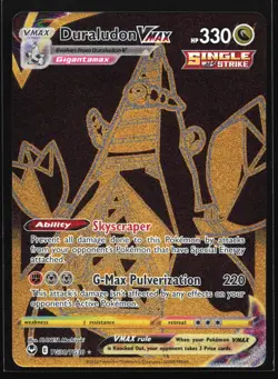 Pokemon Duraludon VMAX TG30 Silver Tempest Gold Secret Rare Full Art Holo NM - Image 1