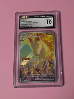2025 POKEMON DESTINED RIVALS - ILLUSTRATION RARE - HOLO RAPIDASH CGC 10 GEM MINT - Image 1
