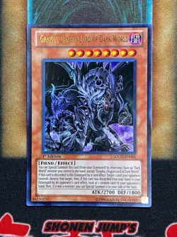 Yugioh Grapha, Dragon Lord Of Dark World SDGU-EN001 Ultra Rare 1st Ed MP - Image 1