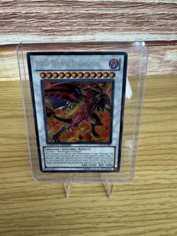 Red Nova Dragon CT07-EN005 Secret Rare Limited Edition Yugioh LP - Image 1
