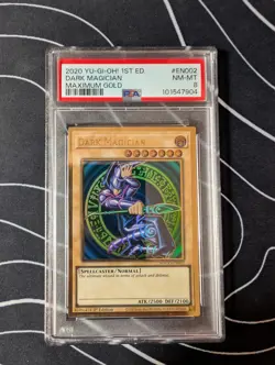 Dark Magician 2020 Yugioh 1st Edition MAGO-EN002 Maximum Gold PSA 8 NM-Mint - Image 1