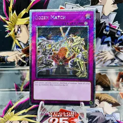 Yugioh Gozen Match RA04-EN134 Platinum Secret Rare 1st Ed Near Mint - Image 1