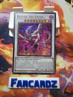 Yugioh!-Bystial Dis Pater-Prismatic Secret-1st Ed-mp24-en084-(VLP/NM) - Image 1
