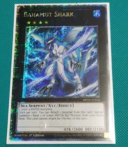 MP24-EN036 Bahamut Shark Quarter Century Secret Rare 1st Ed YuGiOh - Image 1