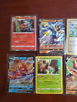 Pokemon 6 Card Lot Holos EX, V And Rare Cards , Great Value Set Building Lot24 - Image 2
