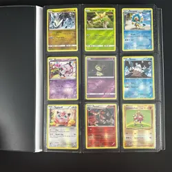 Huge Vintage Pokemon Collection Lot Binder Included 220 Cards Holos WOTC - Image 1