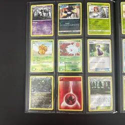 Huge Vintage Pokemon Collection Lot Binder Included 220 Cards Holos WOTC - Image 2