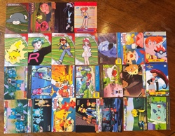 Pokemon Topps Mixed Condition (MP) 55 Card Lot - Blue Label - Image 2