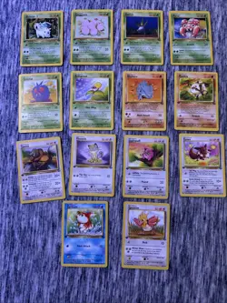 Vintage Pokemon Jungle Lot: 14 total cards - Image 1