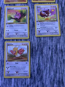 Vintage Pokemon Jungle Lot: 14 total cards - Image 4
