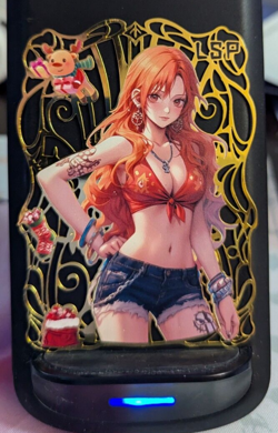 Nami One Piece #016/200 Waifu Gold Premium Metal Card Anime Goddess Story - Image 1