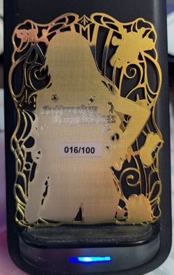 Nami One Piece #016/200 Waifu Gold Premium Metal Card Anime Goddess Story - Image 2