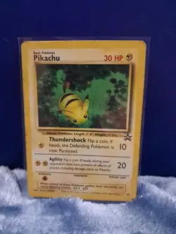 Pikachu Black Star Promo 27 Promo WOTC 2001 Pokemon Card - Image 1