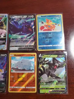 Pokemon 6 Card Lot Holos EX, V And Rare Cards , Great Value Set Building Lot23 - Image 3