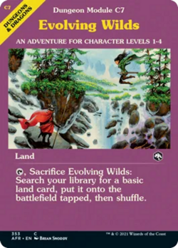 Evolving Wilds (Showcase) Adventures in the Forgotten Realms NM CARD ABUGames - Image 1