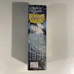 LOT of (3) Boxes of DRAGON SHIELD BLACK CLASSIC JAPANESE Card Sleeves Sealed - Image 4
