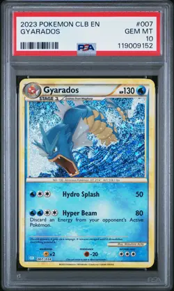 2023 POKEMON CLB-TRADING CARD GAME CLASSIC #007 GYARADOS PSA 10 - Image 1