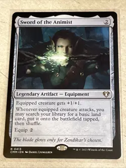 Sword of the Animist Commander Masters Regular - Image 1