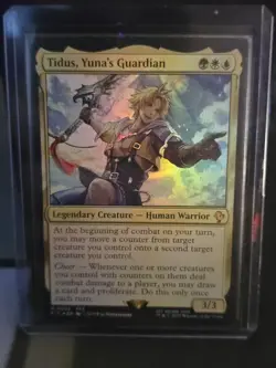 MTG Tidus, Yuna's Guardian (Foil) Commander: Final Fantasy 0005 FFX NM - Image 1