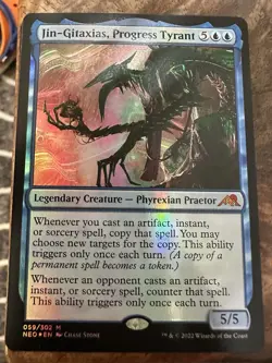 Jin-Gitaxias, Progress Tyrant Kamigawa: Neon Dynasty Foil - Image 1
