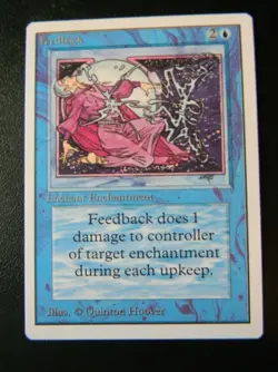 FEEDBACK : UNLIMITED : MTG : 1993 : NEAR MINT : SEE PHOTO'S - Image 1
