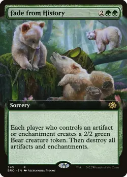 Fade from History Extended Art FOIL #345 | BRO The Brothers' War | MTG - Image 1