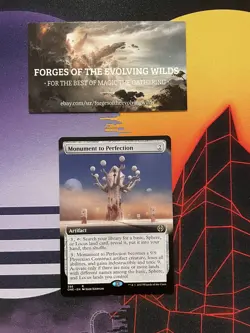 Monument to Perfection Extended Art - MTG - ONE Phyrexia All Will Be One - Image 1