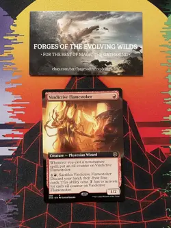 Vindictive Flamestoker Extended Art - MTG - ONE Phyrexia All Will Be One - Image 1