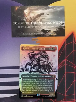 Kethek, Crucible Goliath Foil Showcase - MTG - ONE Phyrexia All Will Be One - Image 1